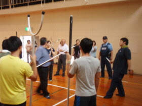 下里中学校の様子